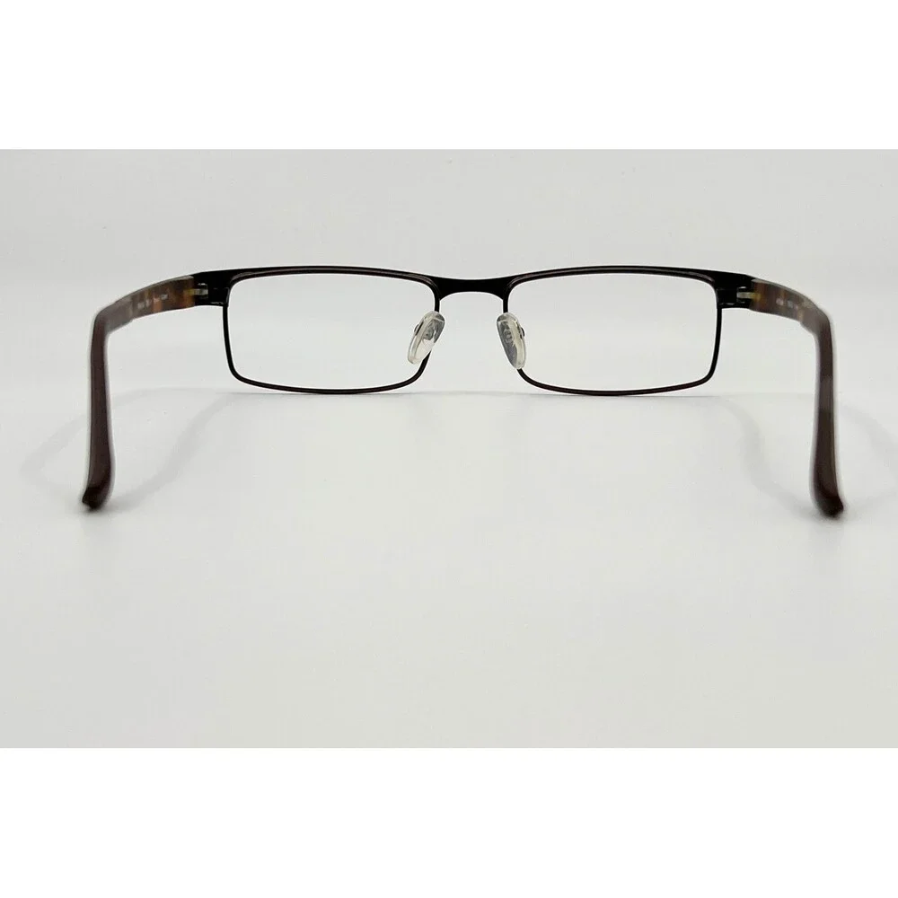 Pentax Eyeglass Frames Mens Brown Attitude 5 Z87-2+ Rectangular 140mm